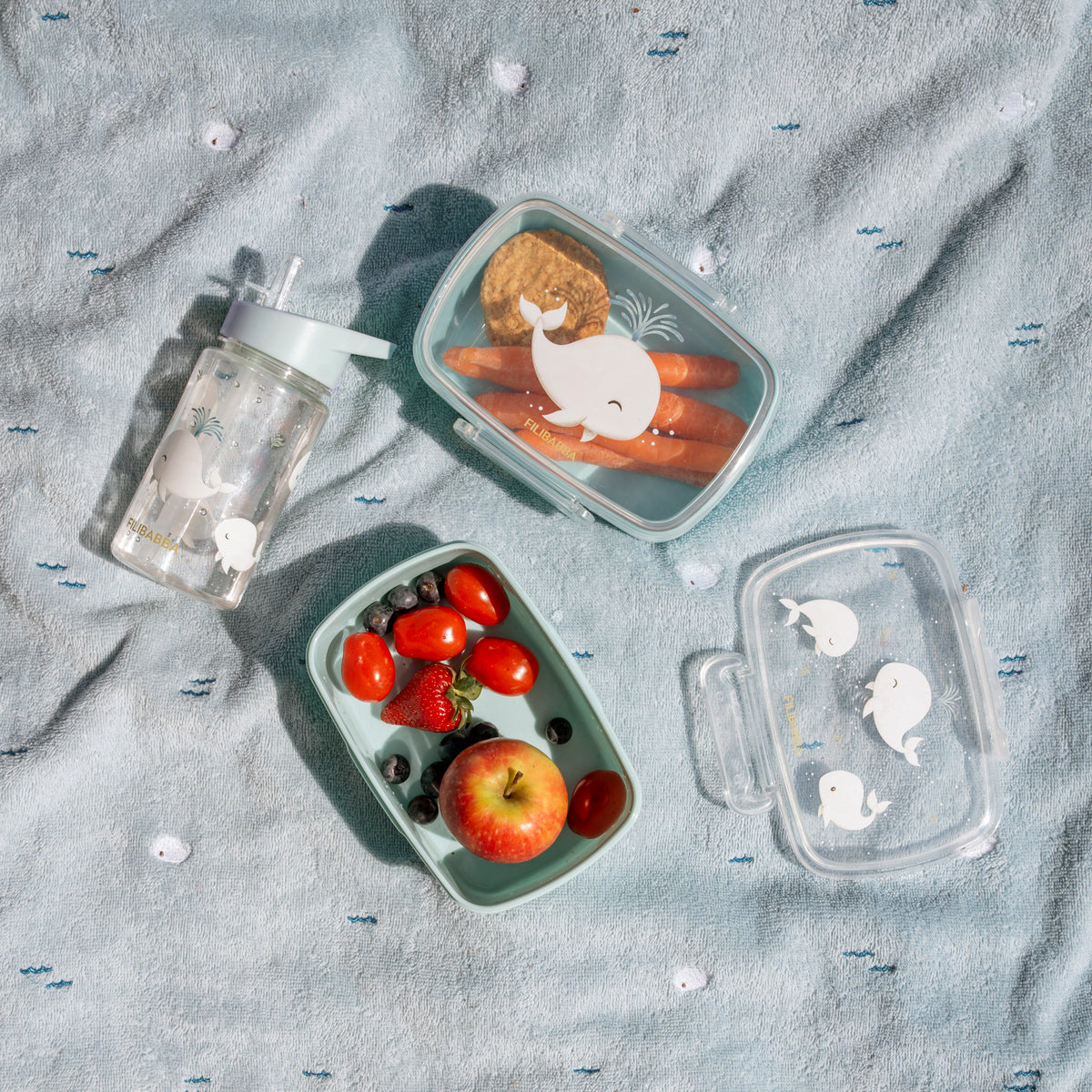 Lunchboxen – set van 2 – Christian's Whale Tales