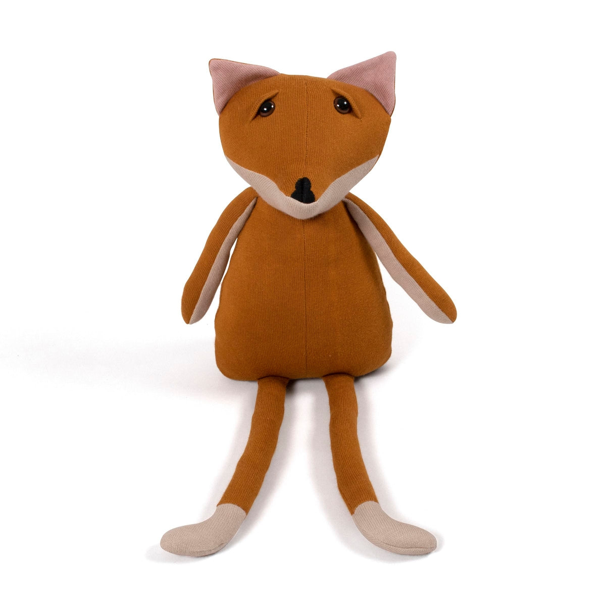 Knuffel - Freya de vos donkeroranje