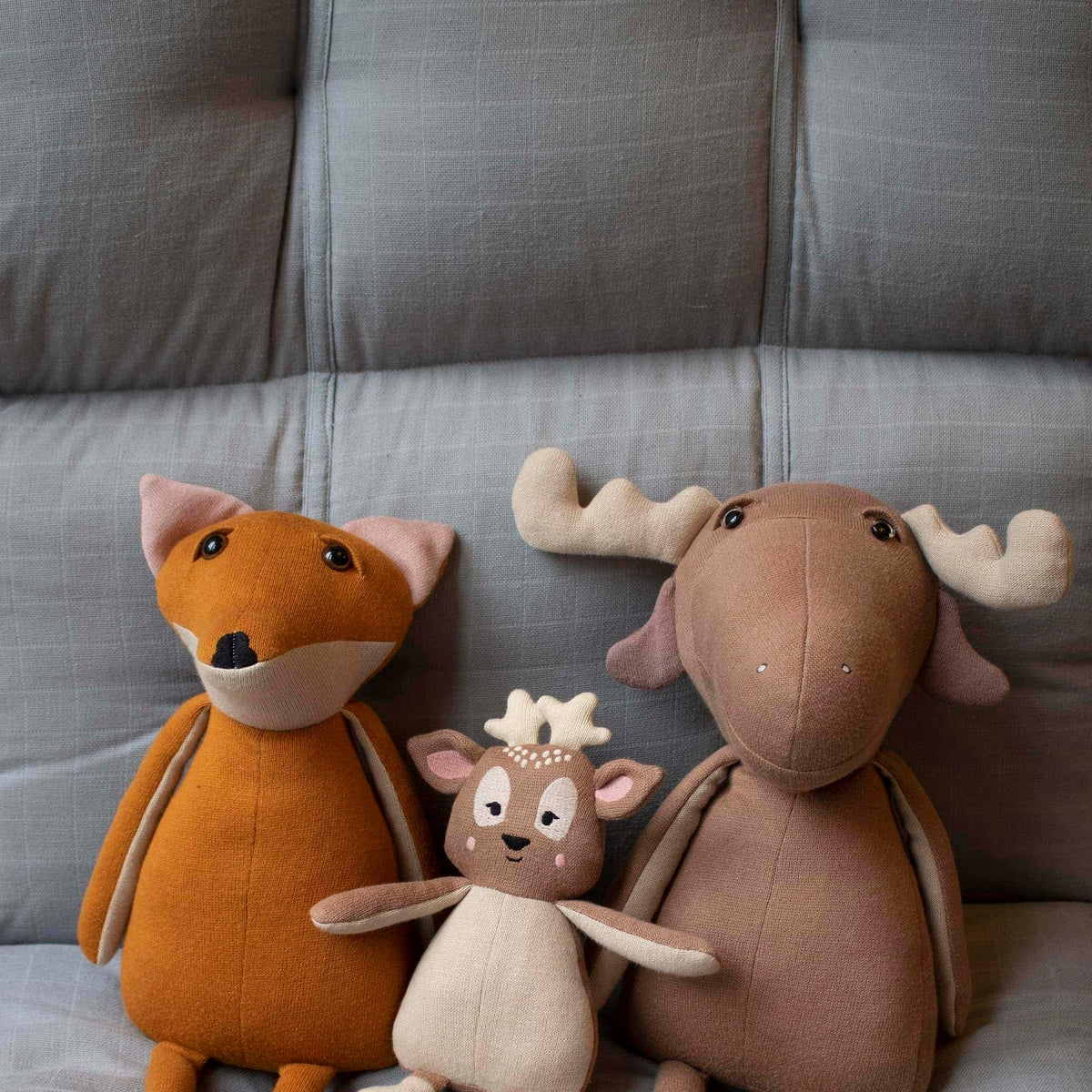 Knuffel - Freya de vos donkeroranje
