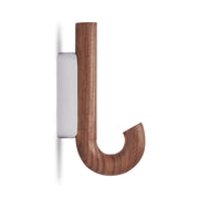HOOK Haak Mini Walnoot Chroom