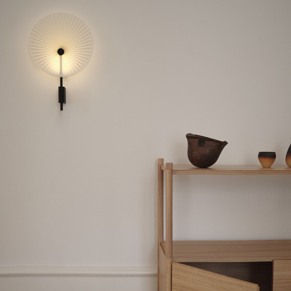 LIRIS wandlamp zwart