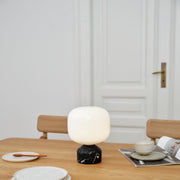 MEEMO draagbare lamp zwart marmer