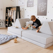 Speelbank kinderen, Grijs, modulair, Bank kinderkamer