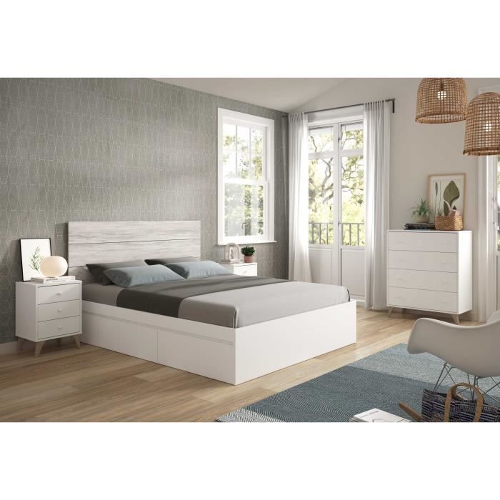 Ladekast - Sweet - 4 lades - Wit - 95 x 77,5 x 40 cm