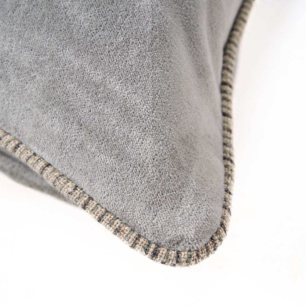 De Velvet Crush kussenhoes - Grijs - 50x50