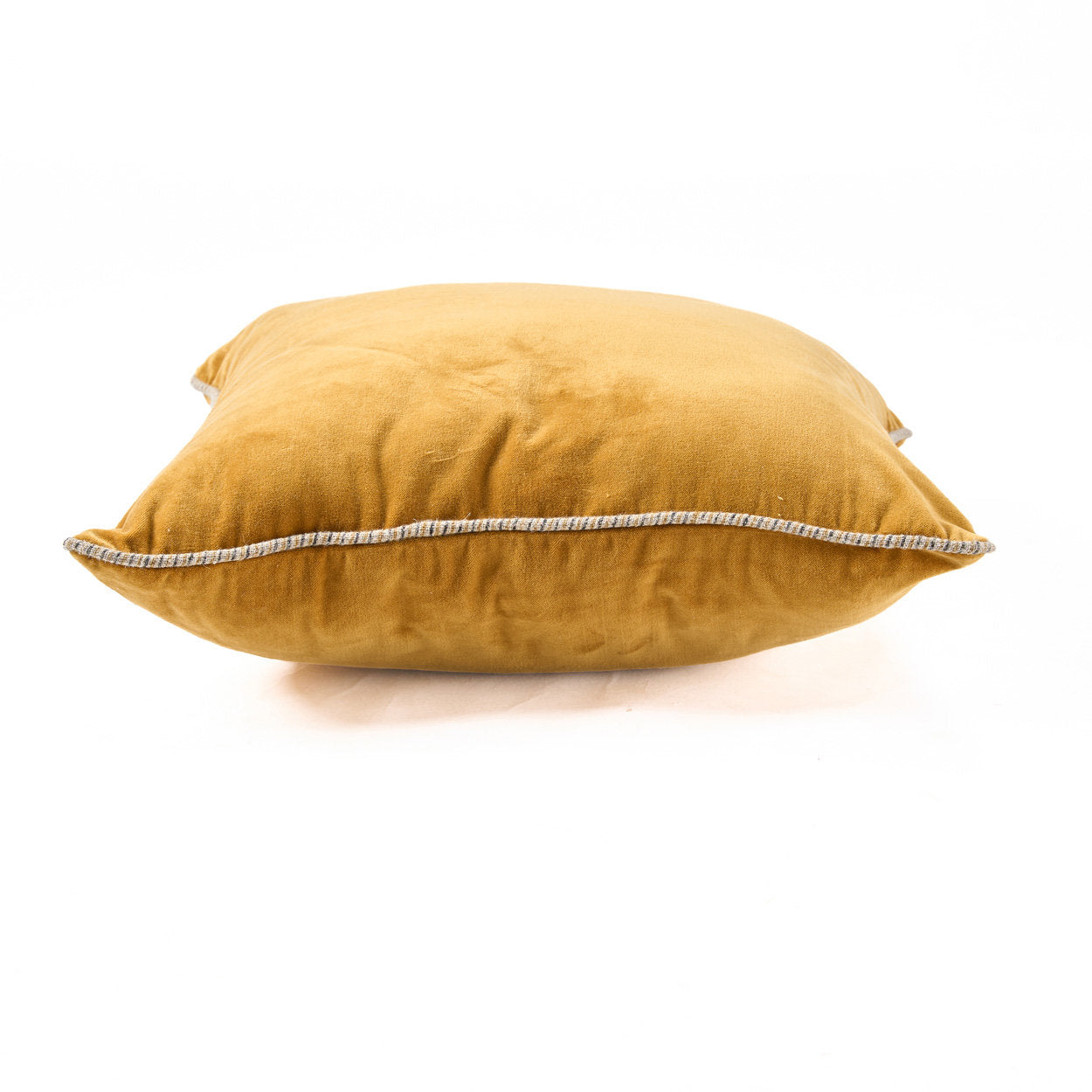 De Velvet Crush kussenhoes - mosterd - 50x50