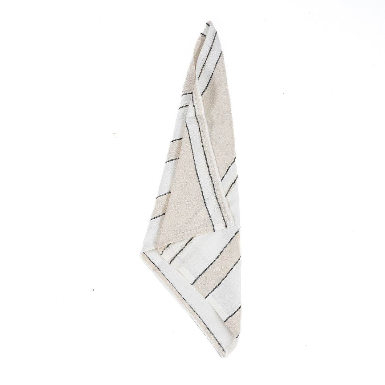 De Provence-servet - Naturel Zwart Wit - 45x45