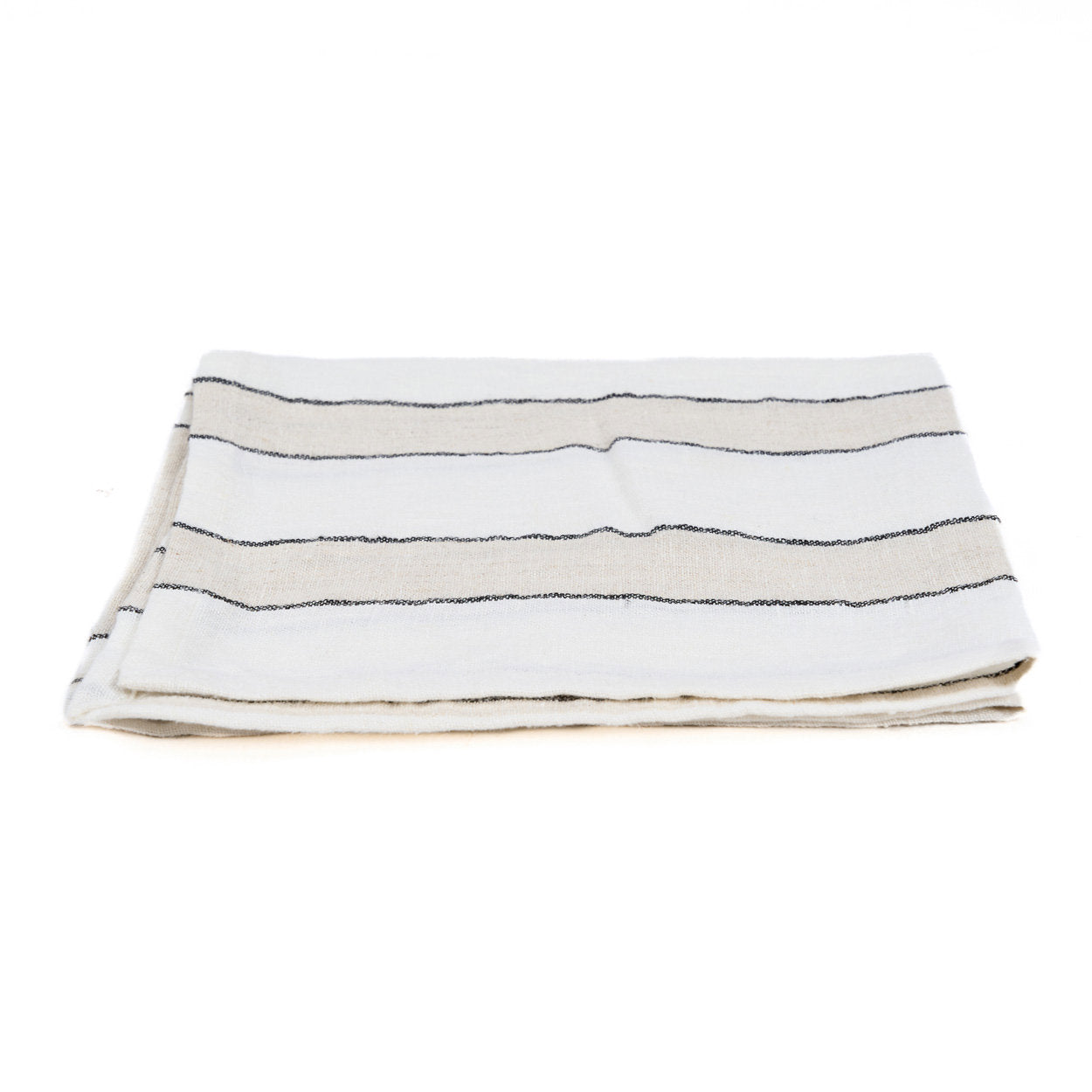 De Provence-servet - Naturel Zwart Wit - 45x45
