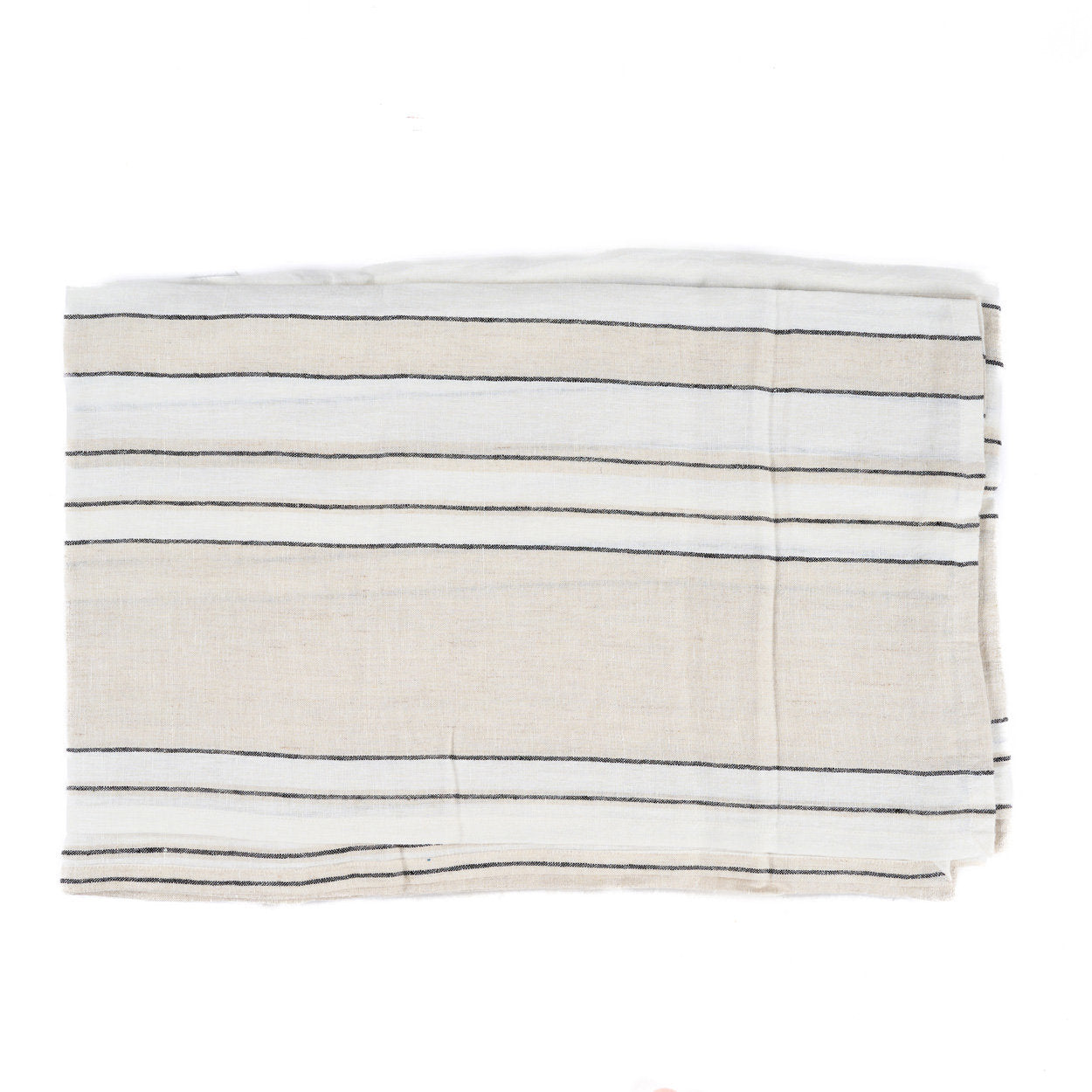 Provence tafelkleed - naturel zwart wit - 150x250