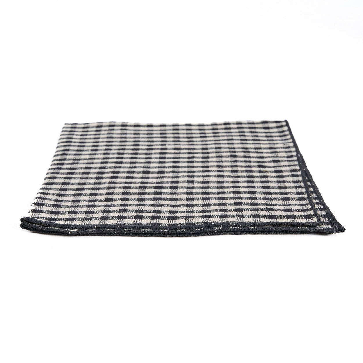 Het picknickservet - naturel zwart - 45x45