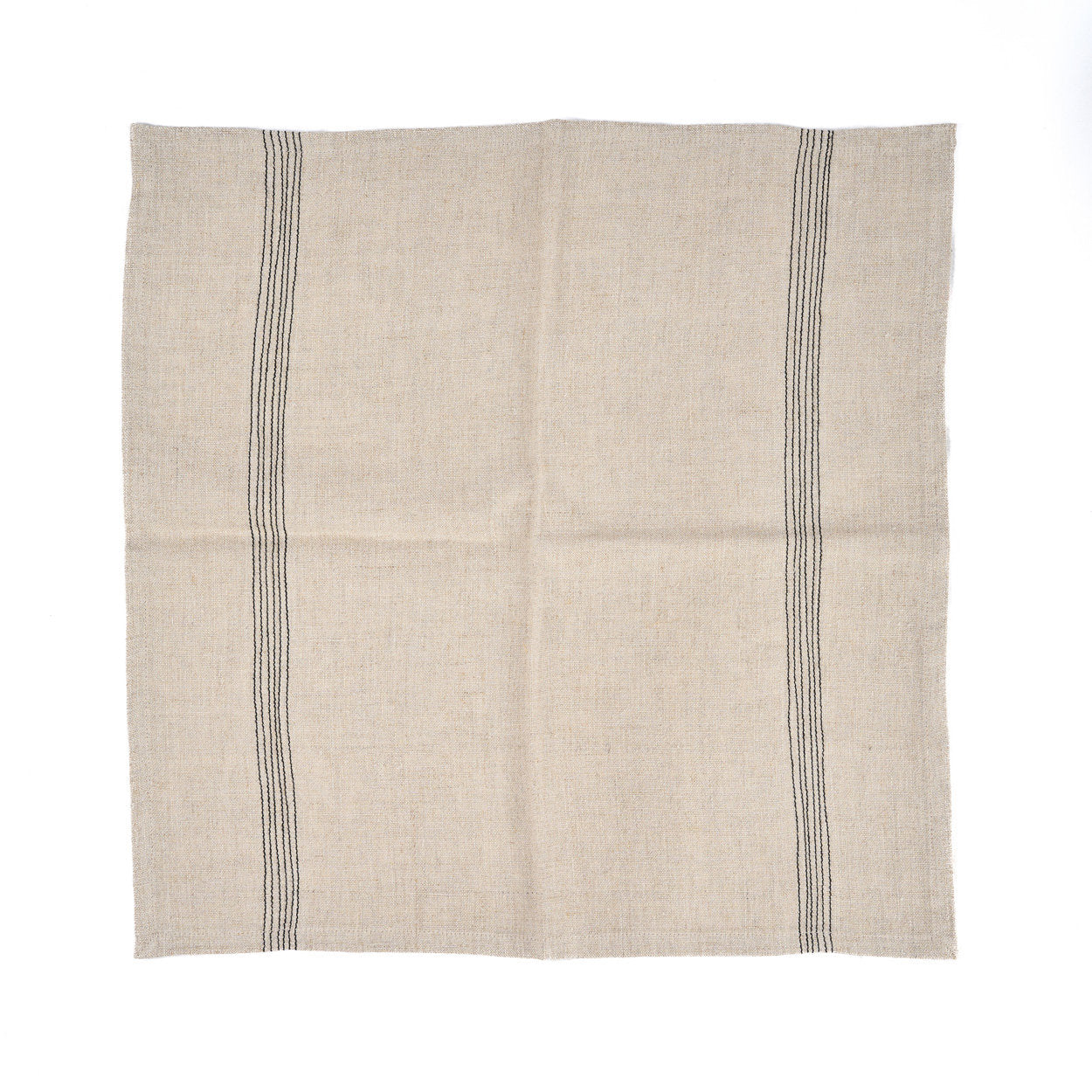 De Lint Biscuit-servet - natuurlijk zwart - 45x45