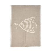 The Linen Fish Keukendoek - naturel wit - 50x70 cm