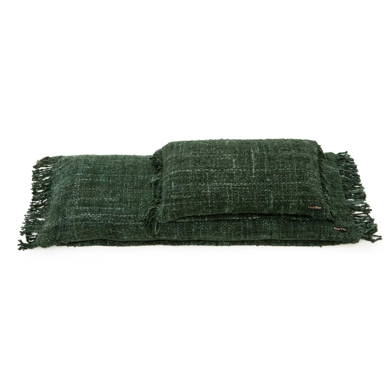 The Oh My Gee Kussenhoes - bosgroen - 35x100
