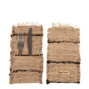 De Oh My Gee bestekhouder - beige-zwart