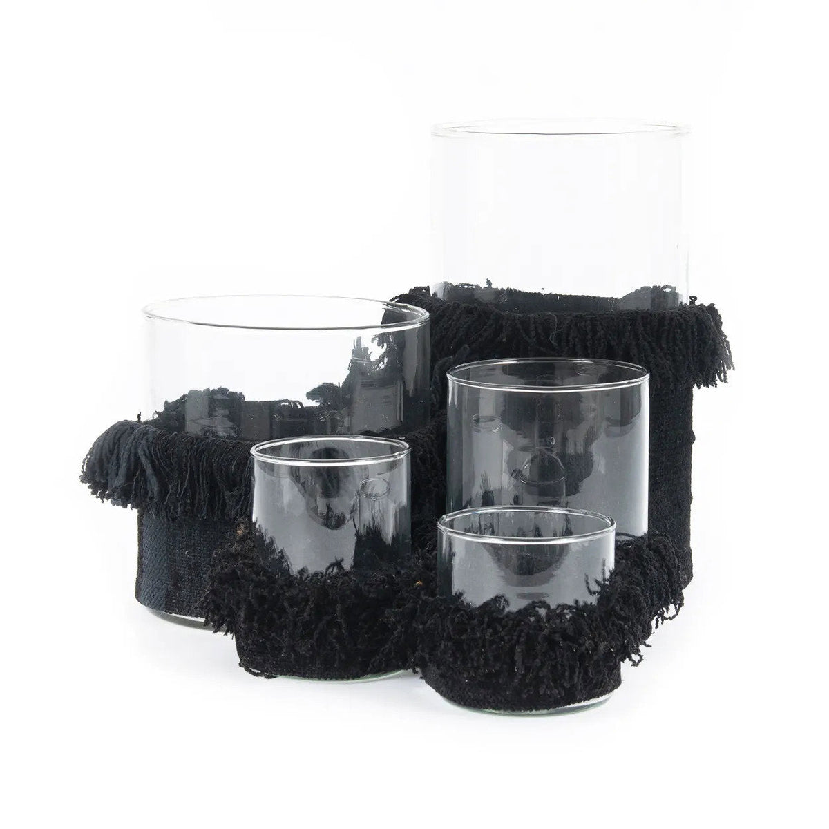De Oh My Gee Kandelaar - Zwart Fluweel - M
