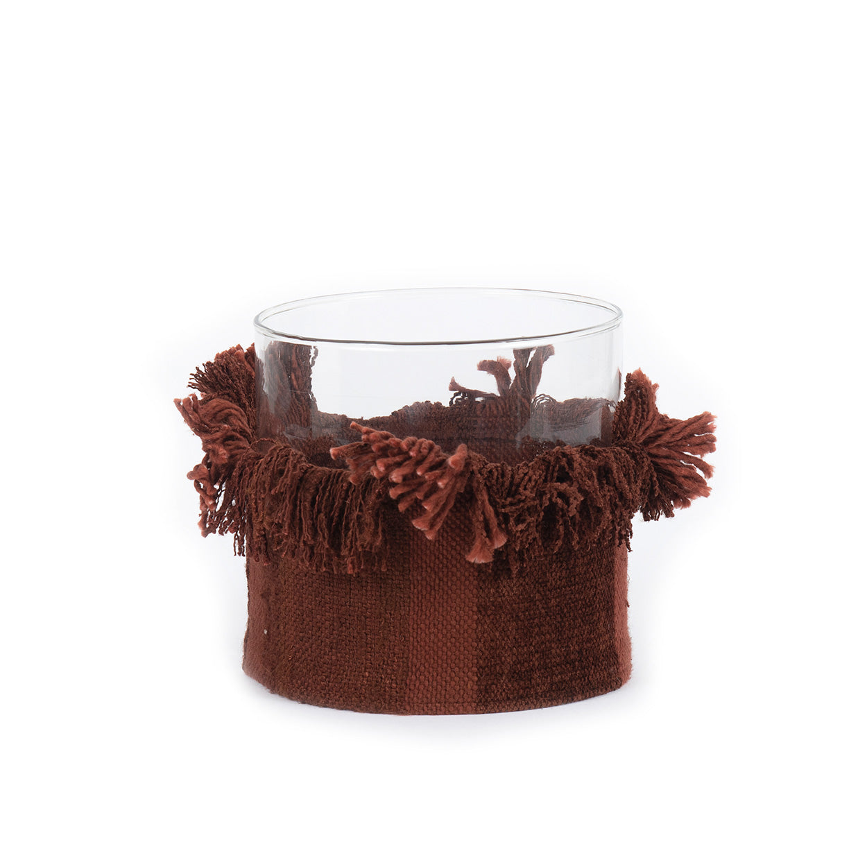 The Oh My Gee kaarsenhouder - bordeaux fluweel - XL