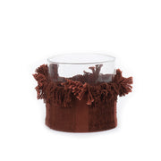 The Oh My Gee kaarsenhouder - bordeaux fluweel - XL