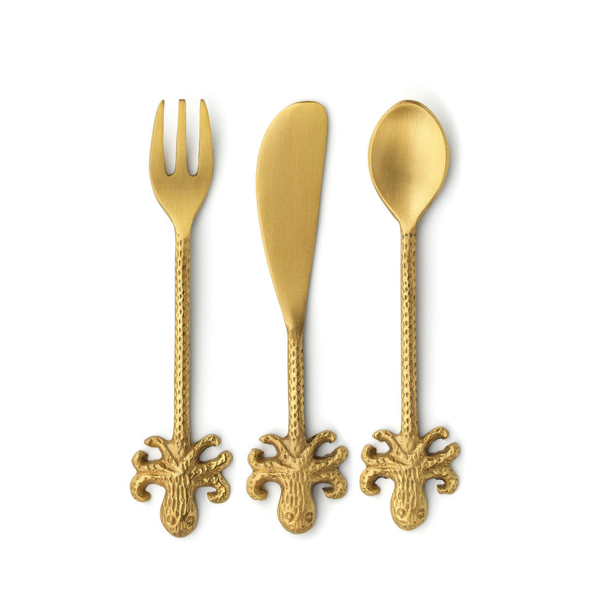 De octopuslepel - goud - S