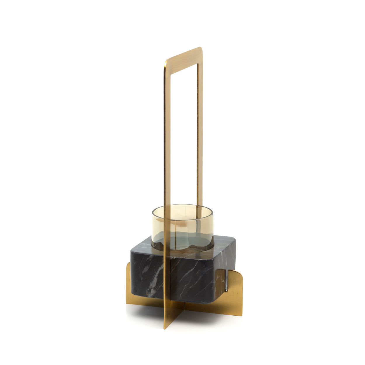 De Marbre d’Or kandelaar - goud-zwart - L