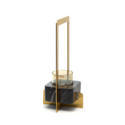 De Marbre d’Or kandelaar - goud-zwart - L