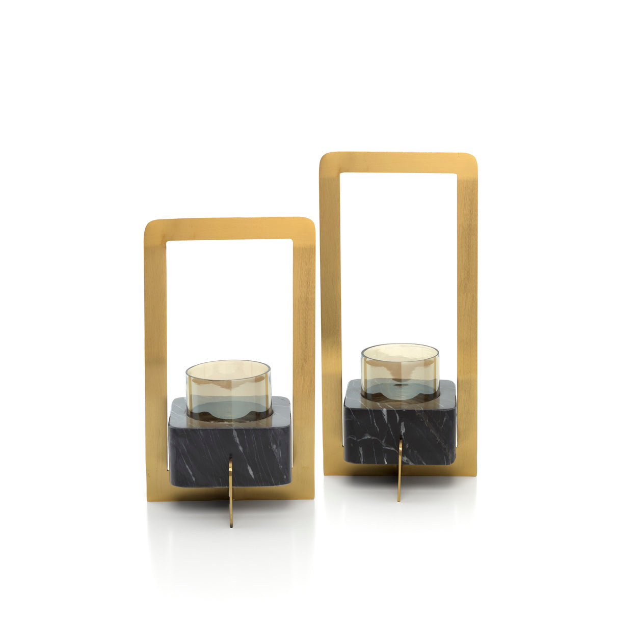 De Marbre d’Or kandelaar - goud-zwart - L