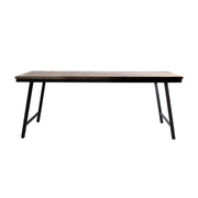 De visgraat consoletafel - naturel
