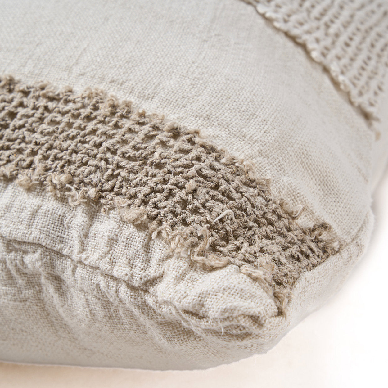 The Linen Threads kussenhoes - wit naturel