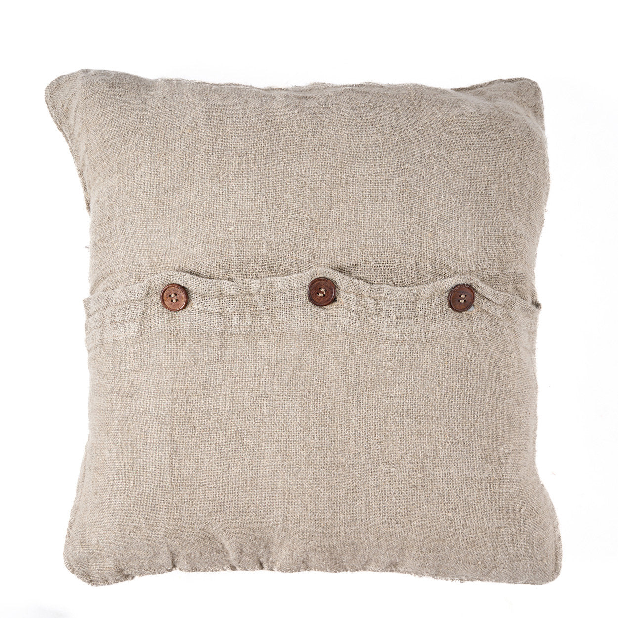 The Linen Edit Kussenhoes - Naturel