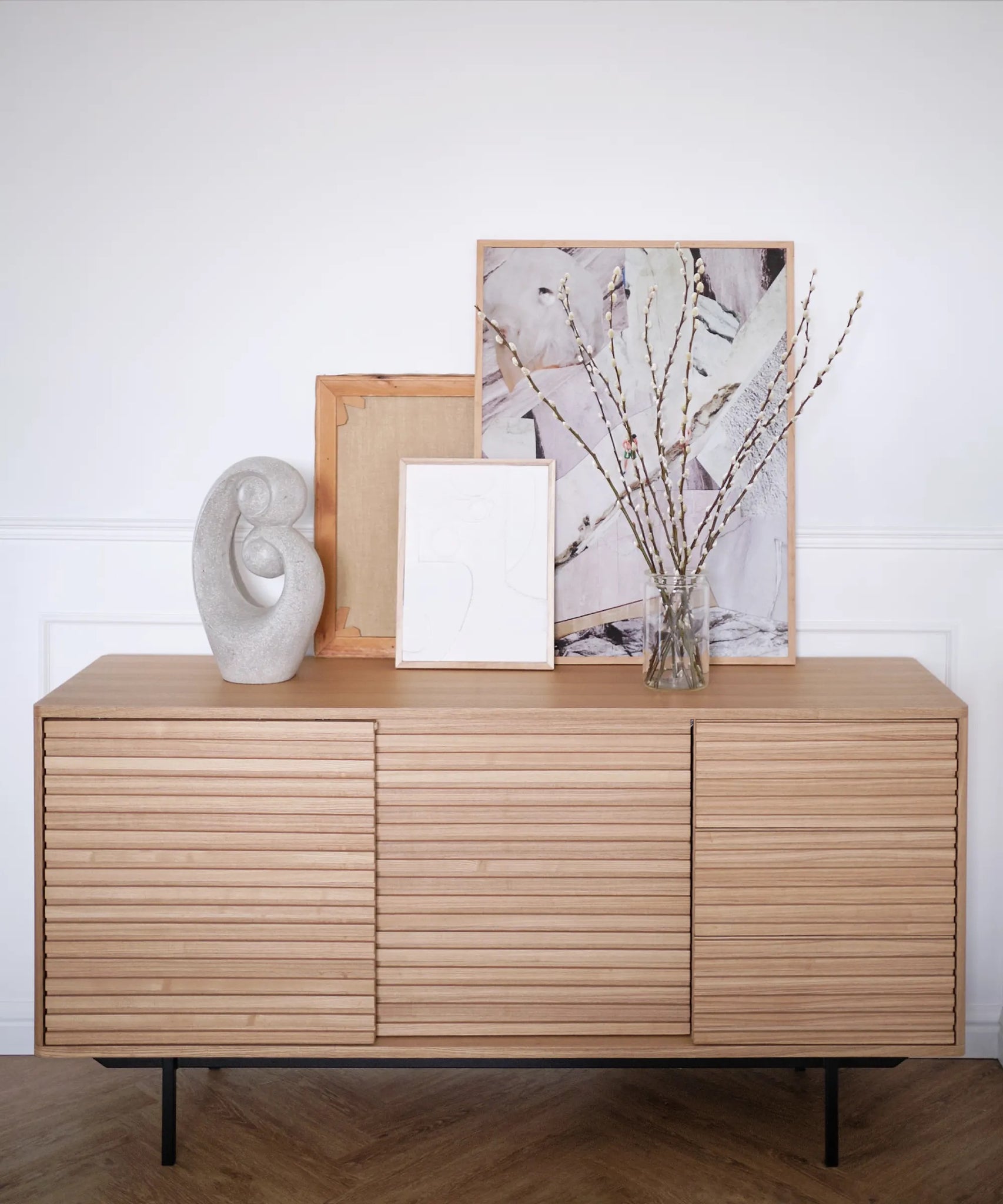 Sense dressoir - natuurlijk essenhout