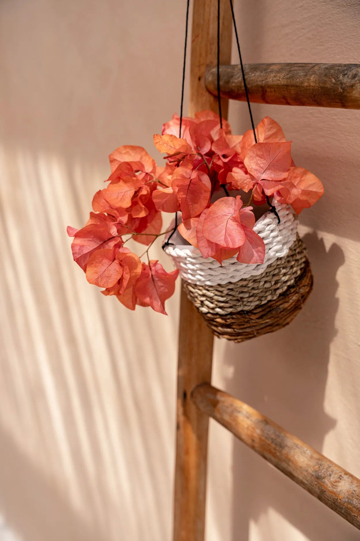 De bananenplantenhanger - natuurlijk wit - S
