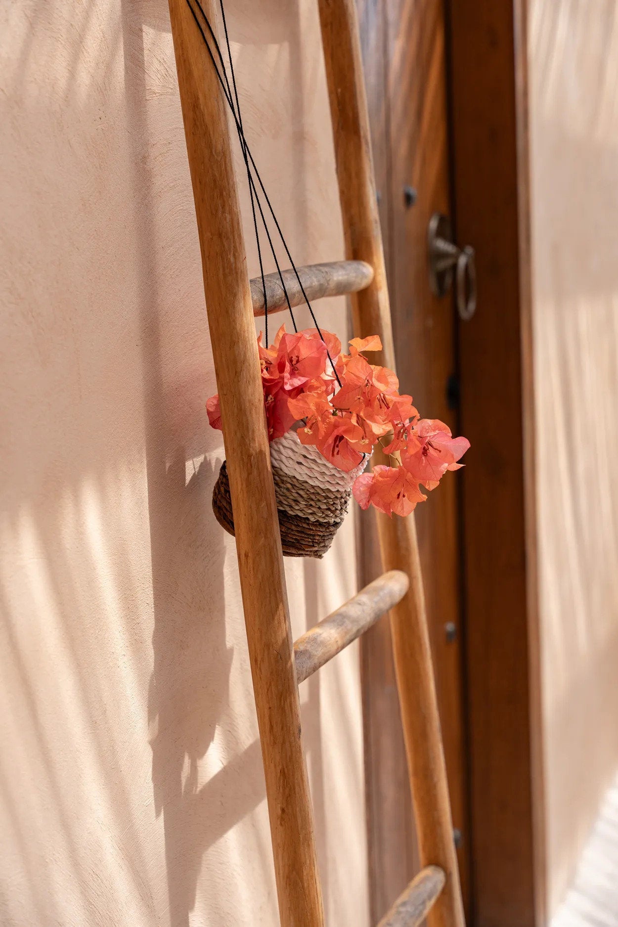 De bananenplantenhanger - natuurlijk wit - S
