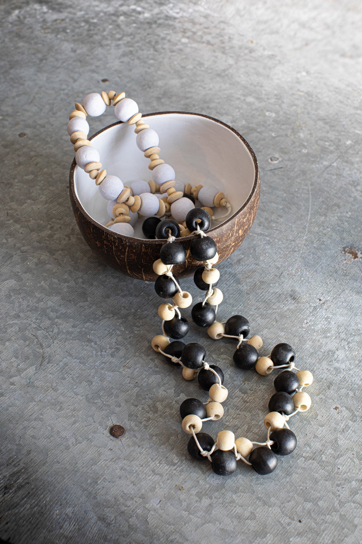De Canggu-ketting - Natuurlijk zwart