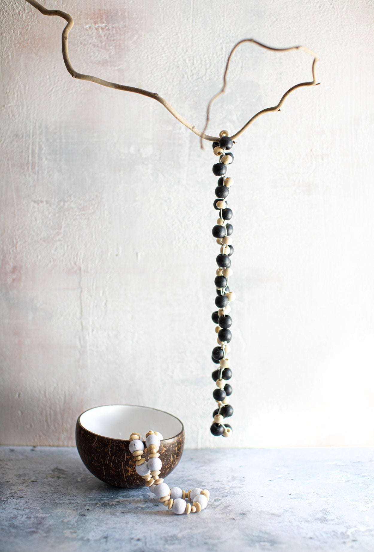 De Canggu-ketting - Natuurlijk zwart
