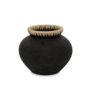 De Styly Vaas - Zwart Naturel - M