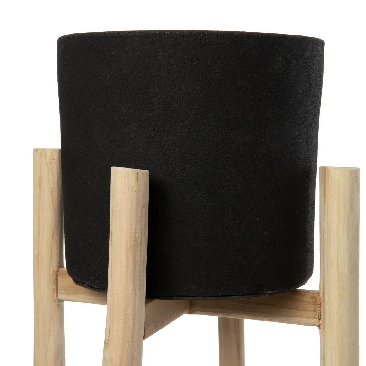 De Antraciet High - Zwart/Naturel - L