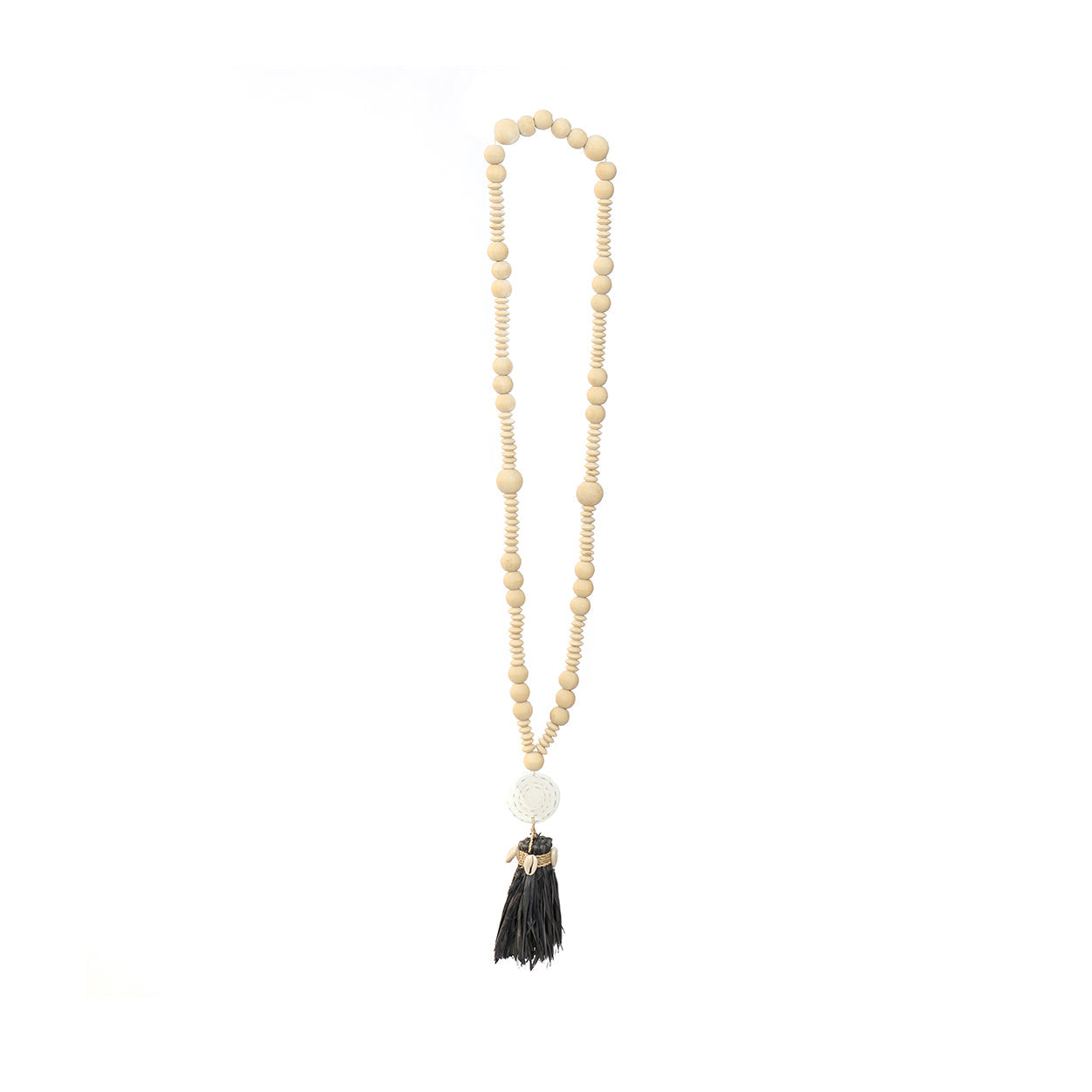 De Lovina-ketting - natuurlijk zwart
