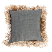De katoenen Bonita kussenhoes - naturel/zwart - 60x60