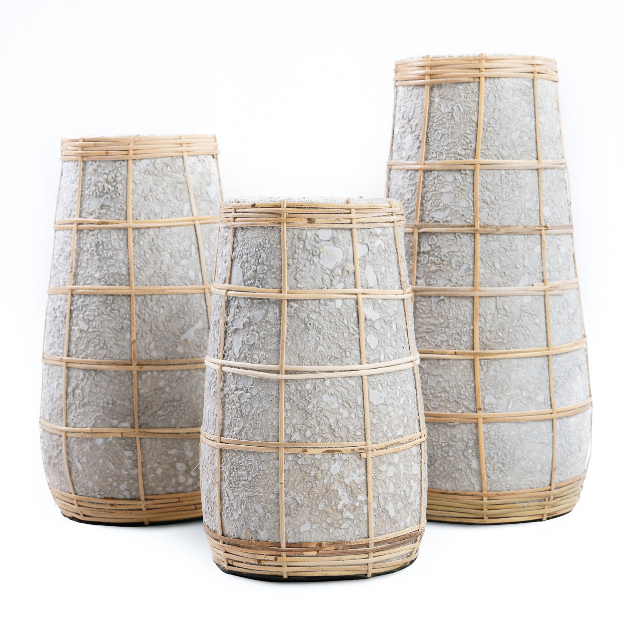 De Cutie-vaas - beton naturel - L
