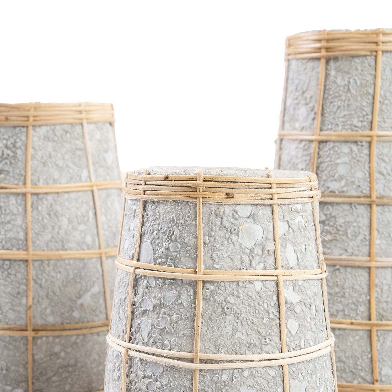De Cutie-vaas - beton naturel - L