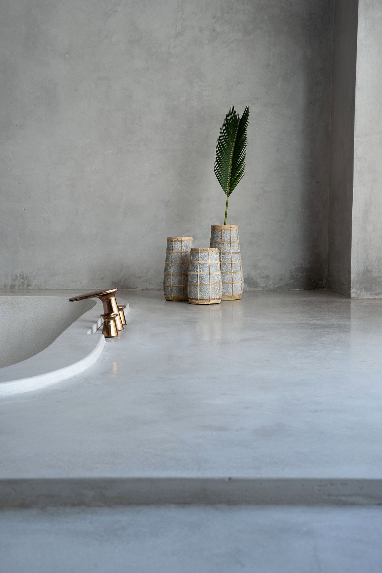 De Cutie Vaas - Beton naturel - S