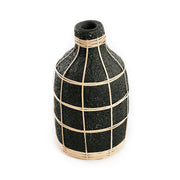De Whoopy Vaas - Zwart/Naturel - L