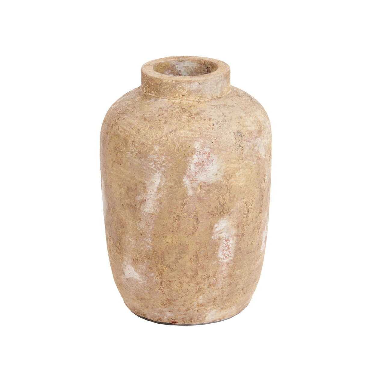 De Clay Echo vaas - crème - M