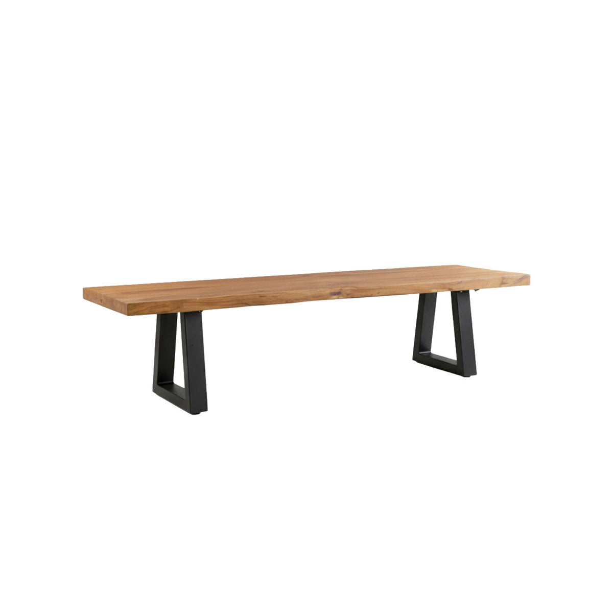 Bank met ijzeren poten - naturel - 220