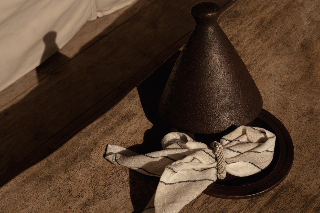 De Ethnische Conische Tajine - Terracotta