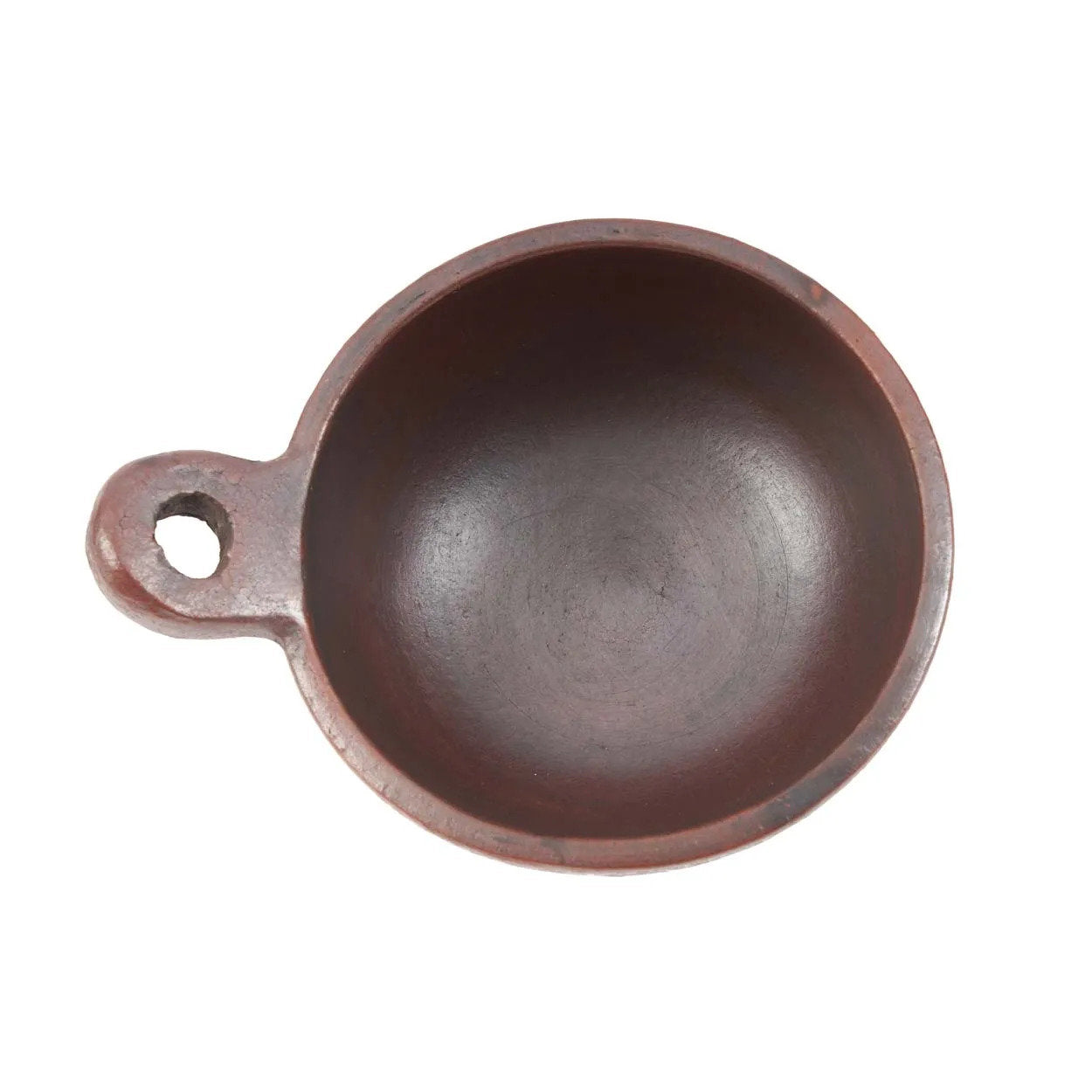 De etnische kom met handvat - terracotta - M
