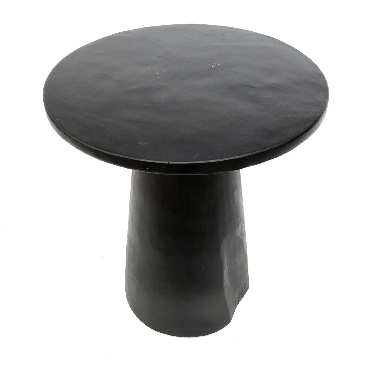 De Timber Conic bijzettafel - zwart - 50