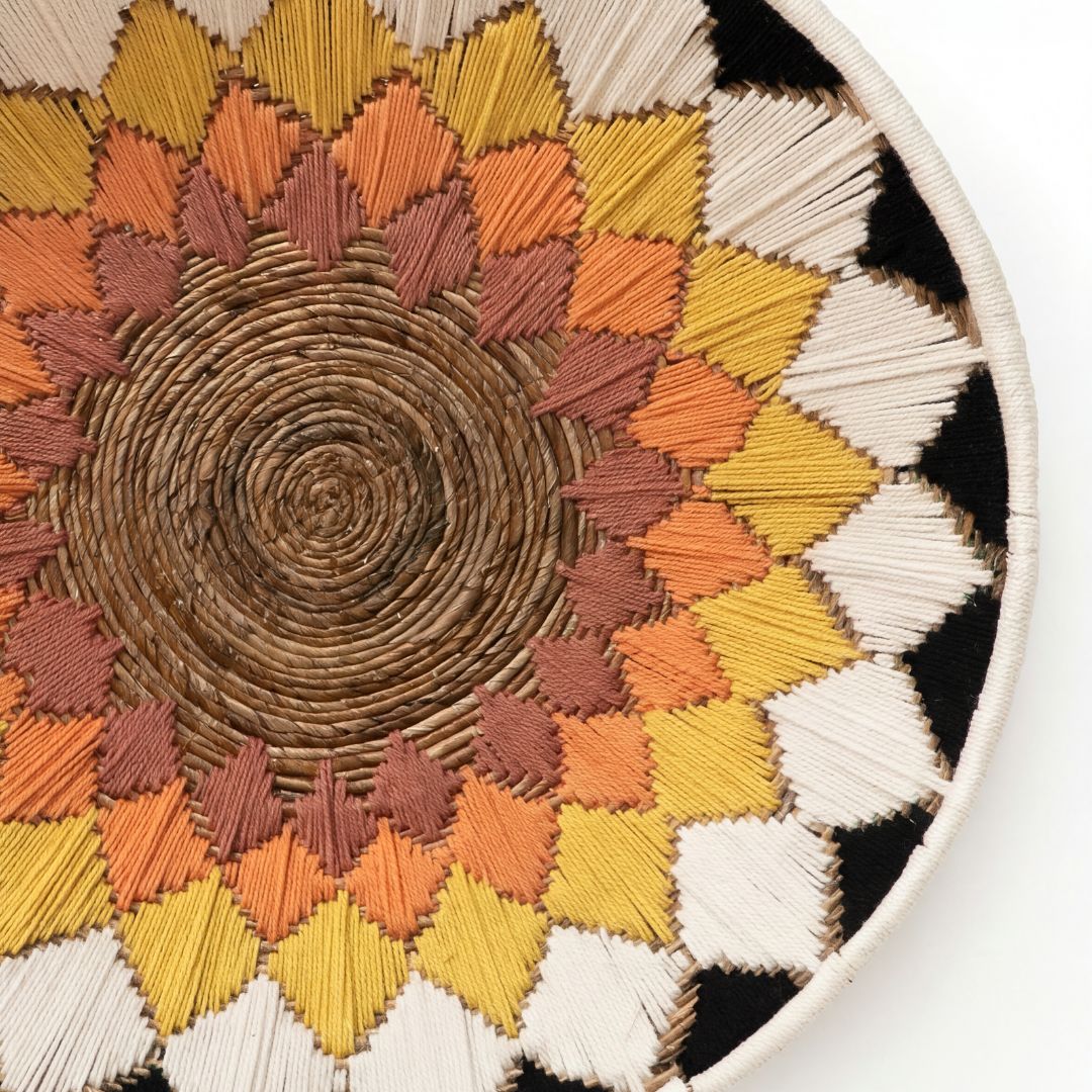 Banaan met garen - Kalimantan-serie - Wanddecoratie 4 - 40