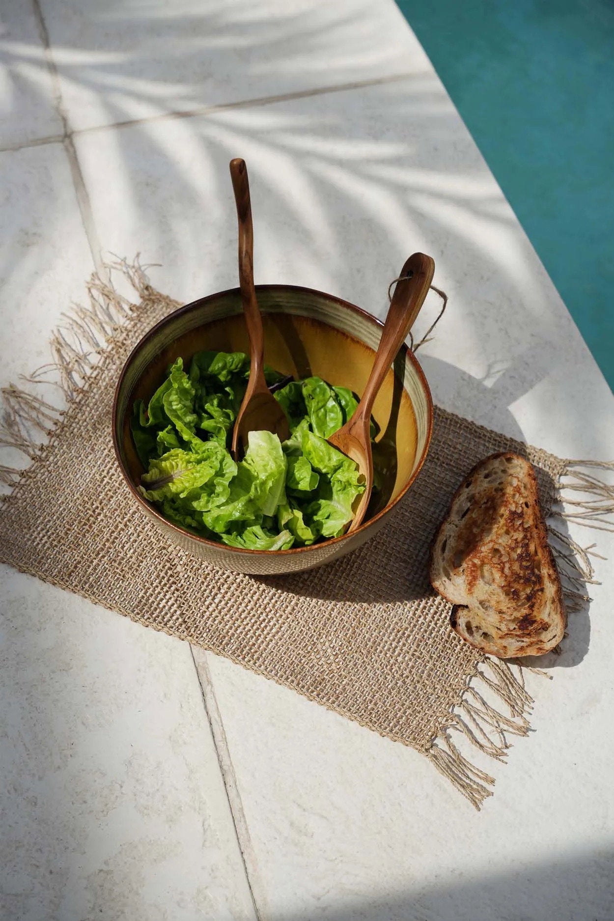 De gedraaide saladevork - naturel