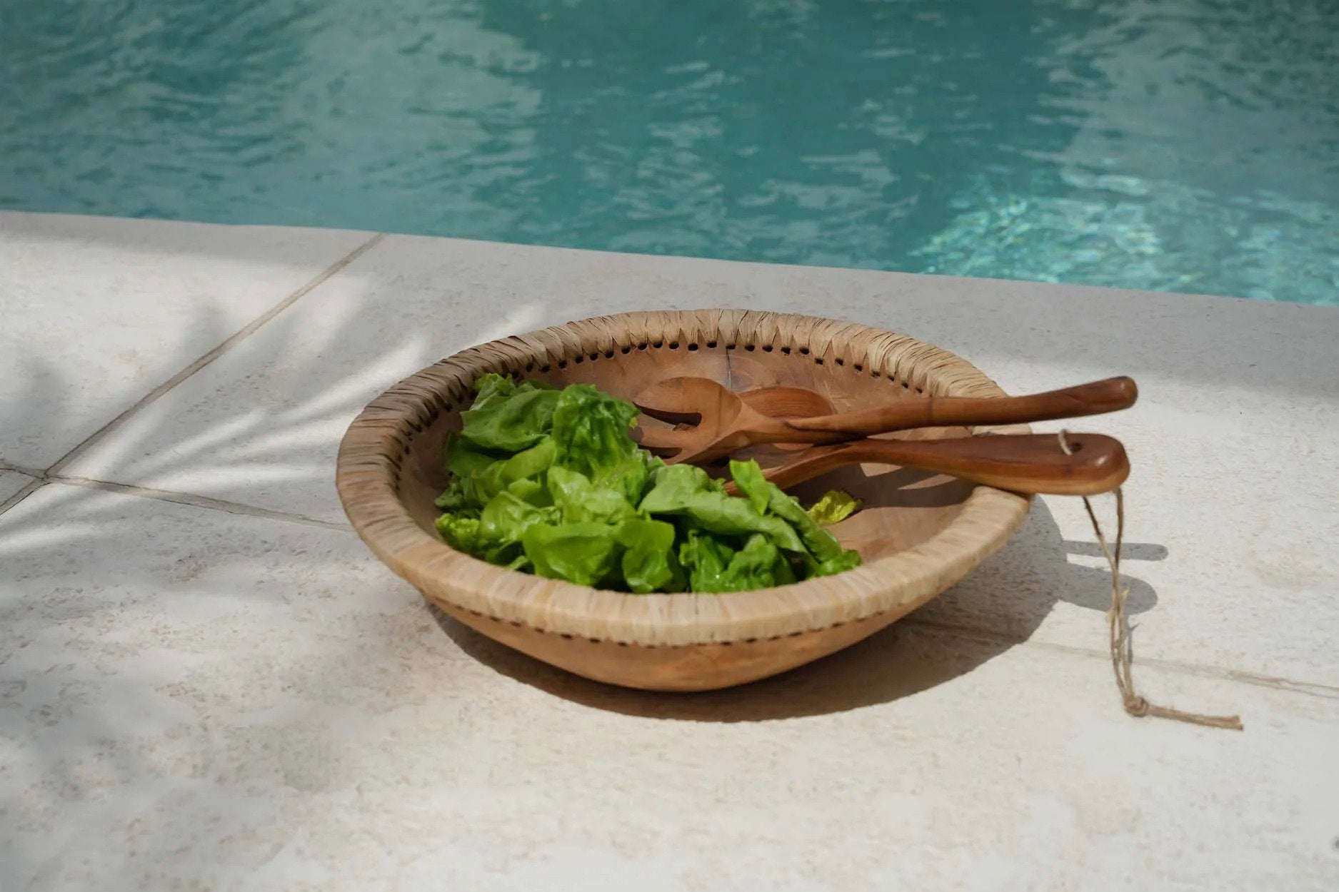De gedraaide saladevork - naturel