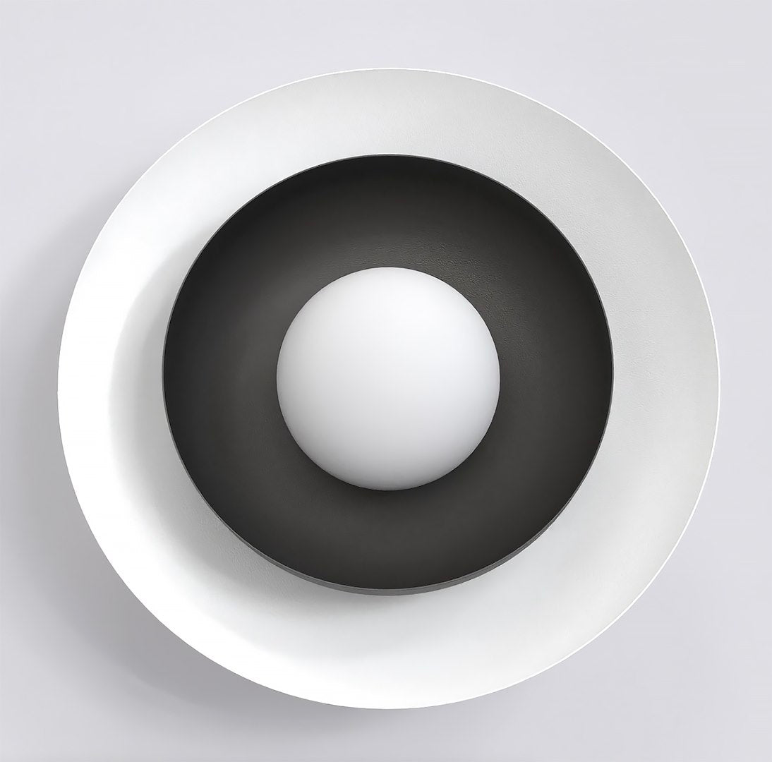 Wandlamp - POPPI K1 WH ZWART